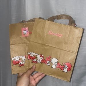 Sanrio mini paper bags
